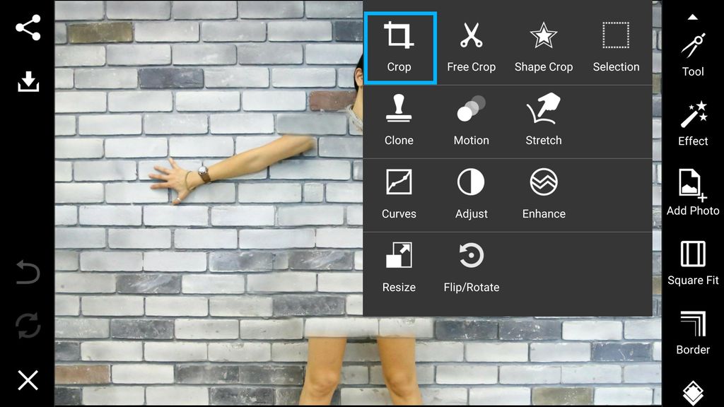 how to use PicsArt Clone Tool